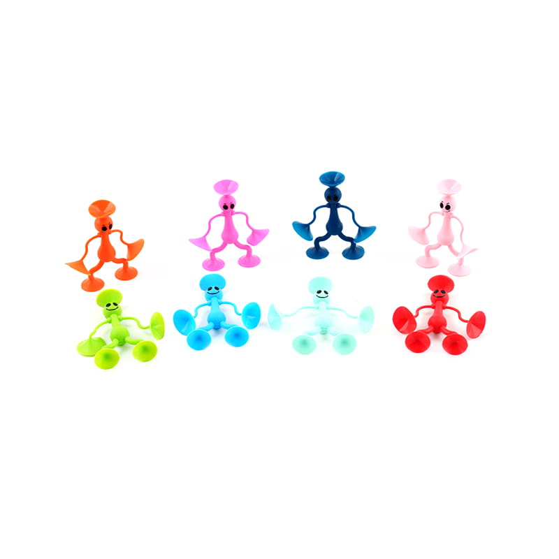 Plastic Decompression Sucker homo toy